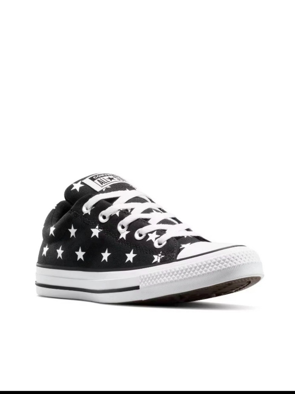 Converse Adult Street Ox Low Sneakers - Black Stars M 4/W 6